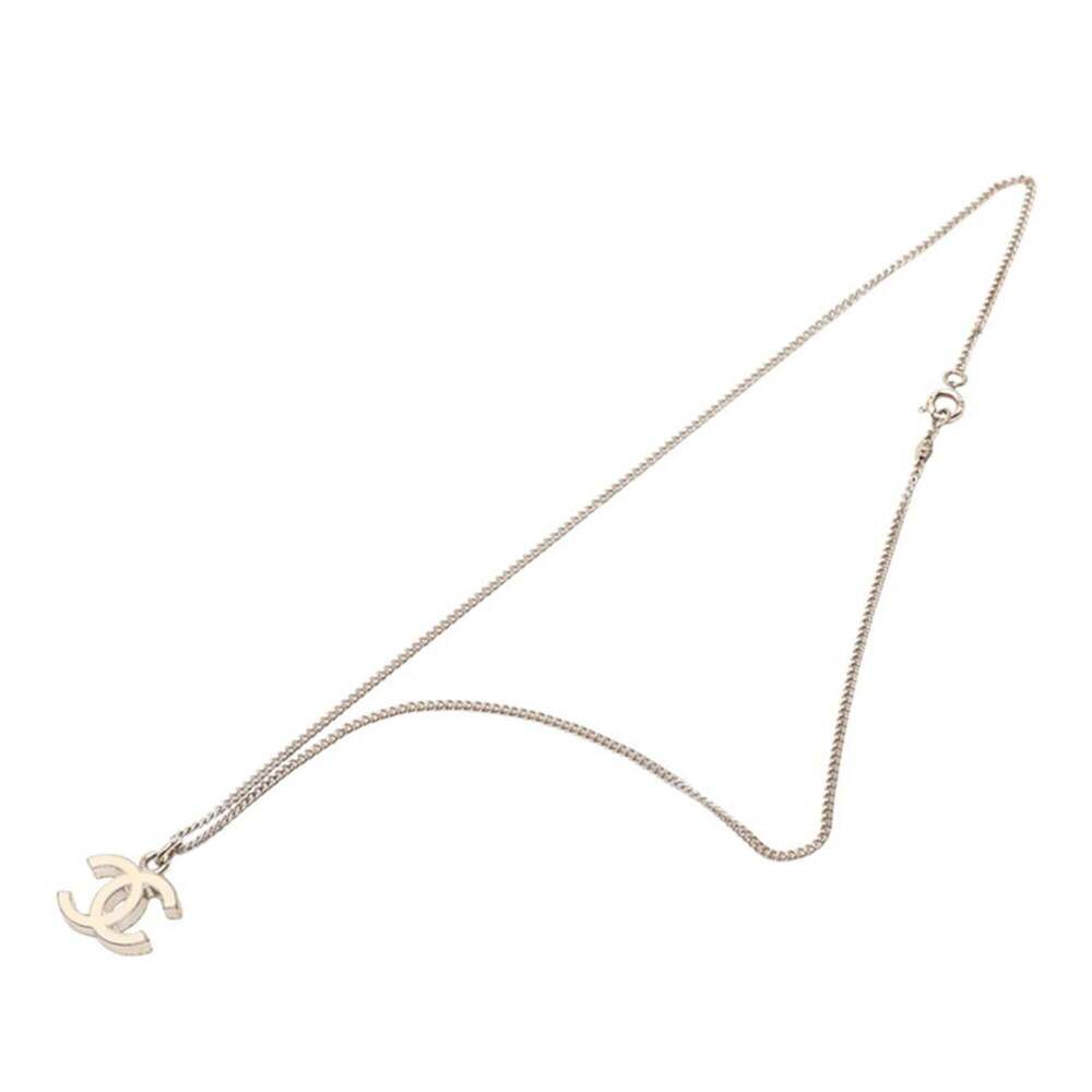 CHANEL White Logo Necklace - Picture 3 of 6